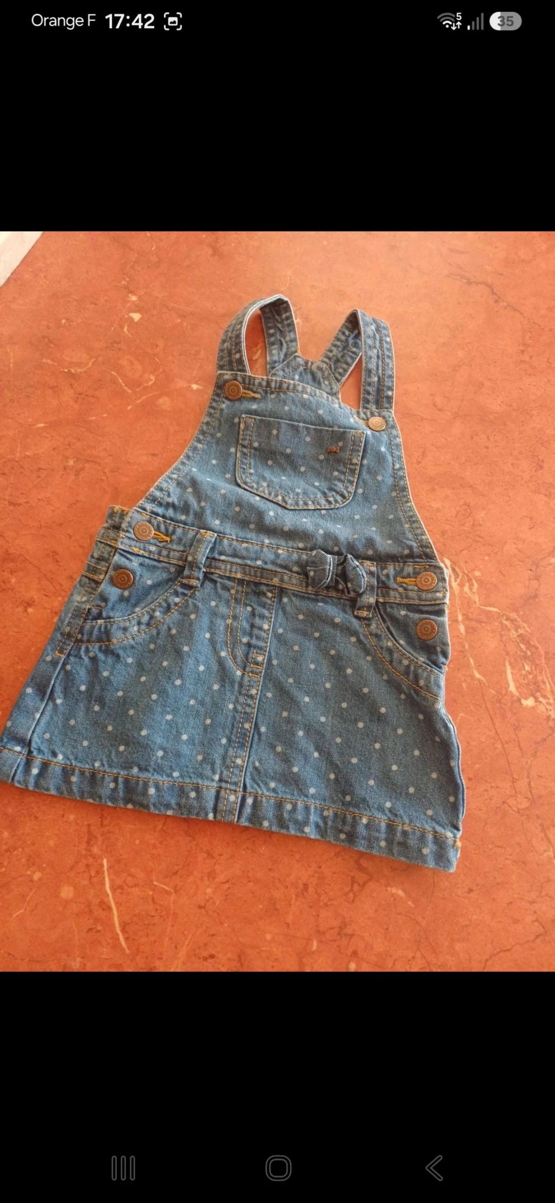 Robe bébé taille 9 mois